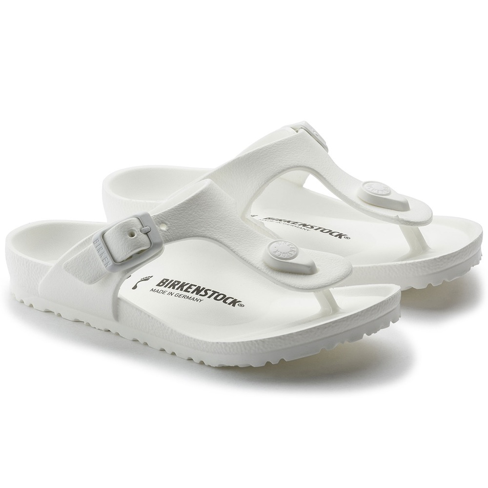 Birkenstock Sz 40 (9-9.5) Gizeh Essentials Sandal White Foam Flip Flops